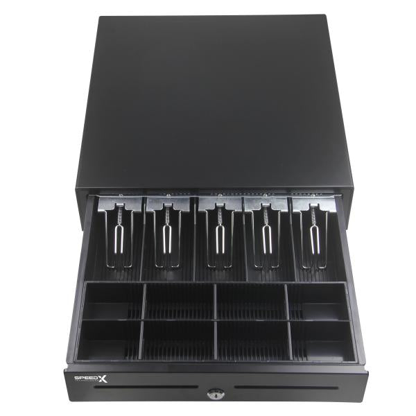 Speed-x Sp-360d 5 Bill 8 Coins High Temperature Paint Cash Drawer With Metal Tray 7.6kg Havey Duty