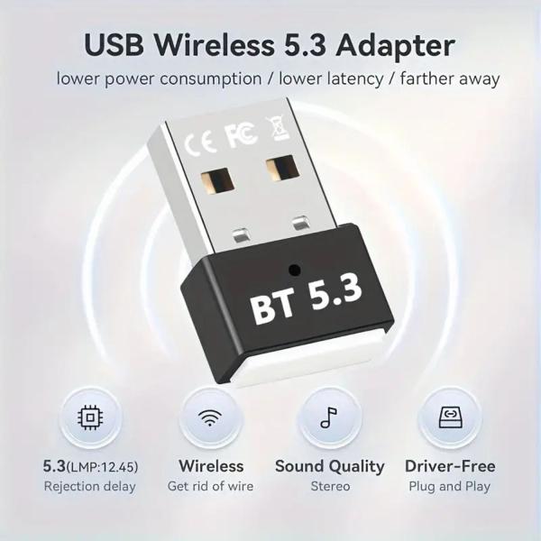 Speedx Alfa B153 Bluetooth 5.3 Usb Dongle