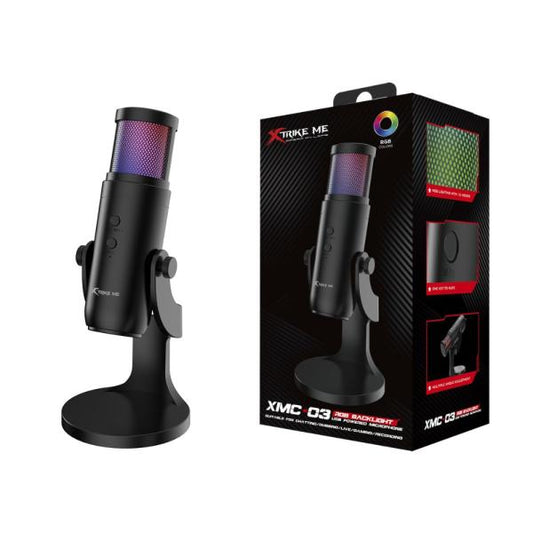 Xtrike Me Xmc03 Usb 12 Rgb Light Gaming Microphone