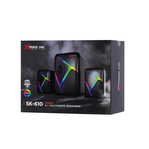 Xtrike Me Sk-610 Subwoofer Rgb Stereo Wired Gaming Speakers