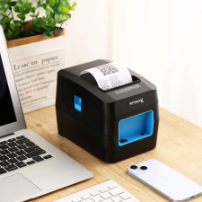 Speed-X SP-90A Thermal Printer with Clamshell Paper Loading Design