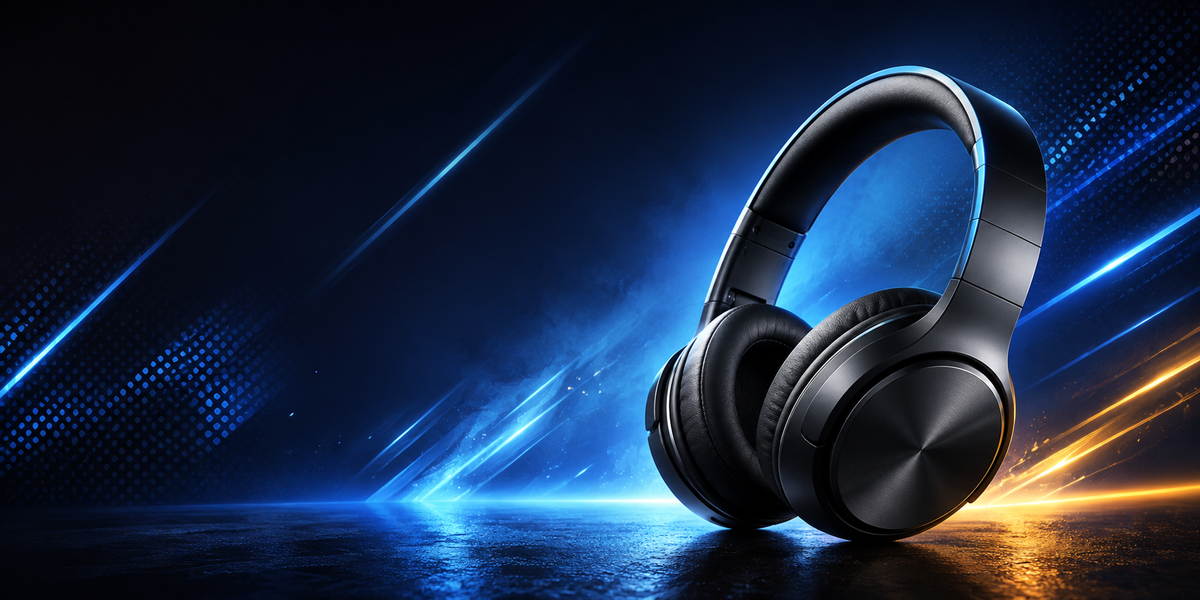 Aleezone hero banner: premium headphones for an immersive sound experience
