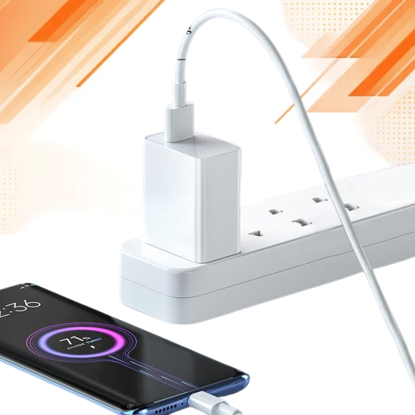 Xiaomi 33W turbo charger charging phone