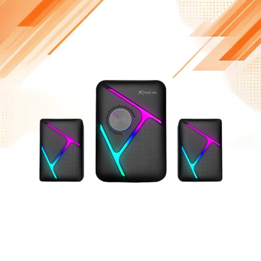 Xtrike Me SK-610 RGB gaming speakers front view