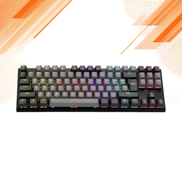 Xtrike Me GK-989A TKL mechanical keyboard front view