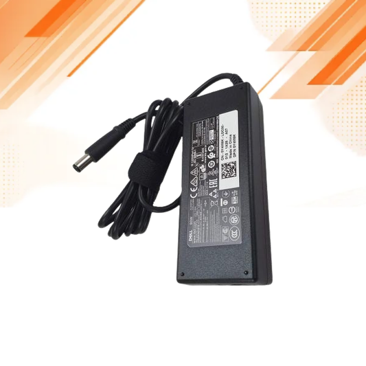 Dell 90W slim laptop charger front view