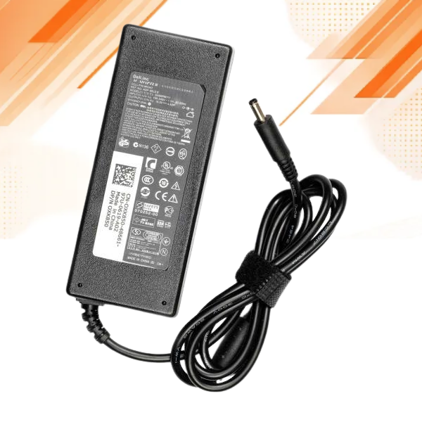 Dell 90W laptop charger new pin front view