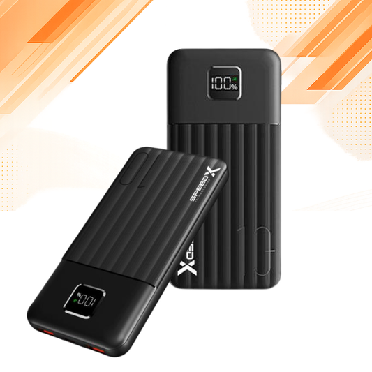SpeedX SP-S188L 10000mAh power bank front view - Aleezone Pakistan