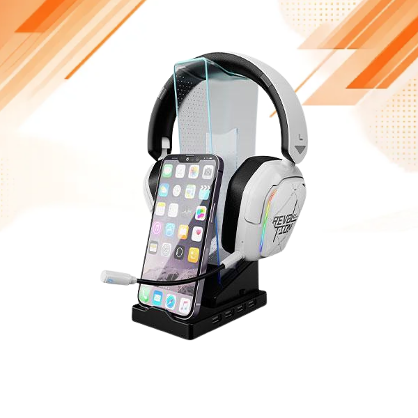 Xtrike Me HT-09 headset stand with USB hub