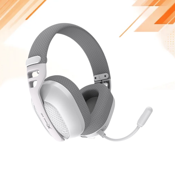 Xtrike Me GH-513W tri-mode gaming headset side view with mic